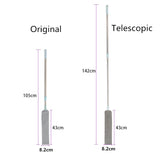 Teleskop Staubbürste mit ausziehbaren Edelstahlstiel